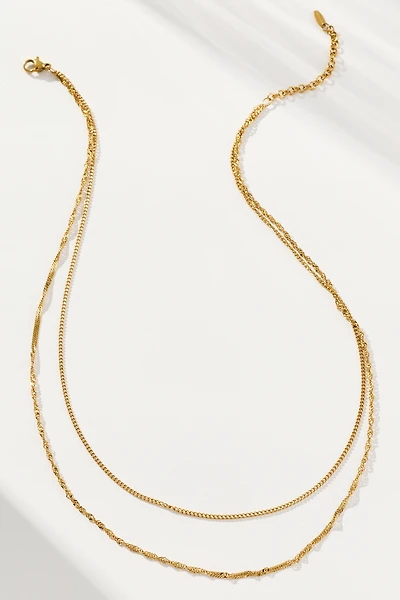 Water-Resistant Delicate Layered Necklace