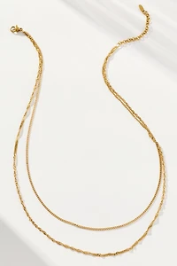 Water-Resistant Delicate Layered Necklace