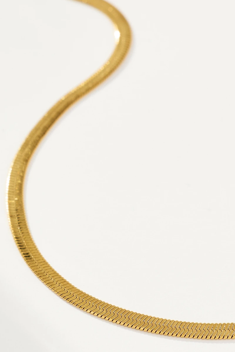 Water-Resistant Snake Chain Necklace