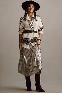 Pilcro Slouchy Waves Cardigan Sweater