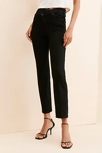 Good American Classic Crossover Jeans