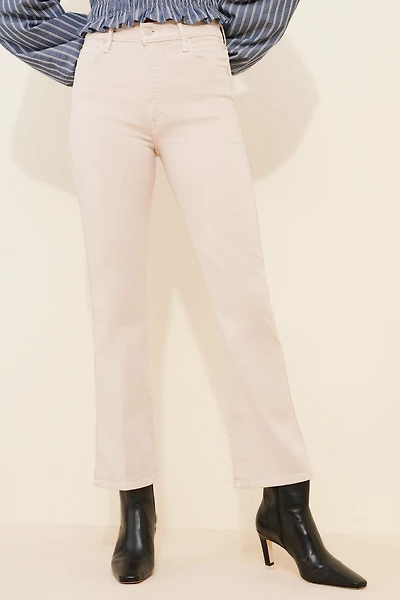 MOTHER Mid-Rise Smokin Double Flood Jeans