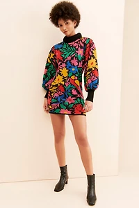 FARM Rio Tropical Garden Sweater Dress