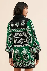 FARM Rio Mystic Scarf Sweater Dress