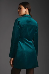 Maeve Velvet Blazer Dress