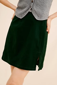 FRENCHMAUVE Emma Corduroy Mini Skirt