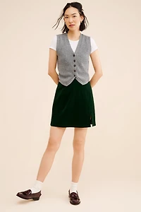 FRENCHMAUVE Emma Corduroy Mini Skirt