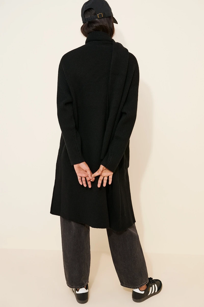 ASTR the Label Noemi Wool Blend Longline Cardigan