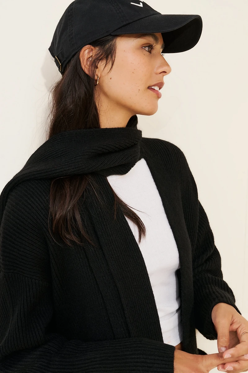 ASTR the Label Noemi Wool Blend Longline Cardigan