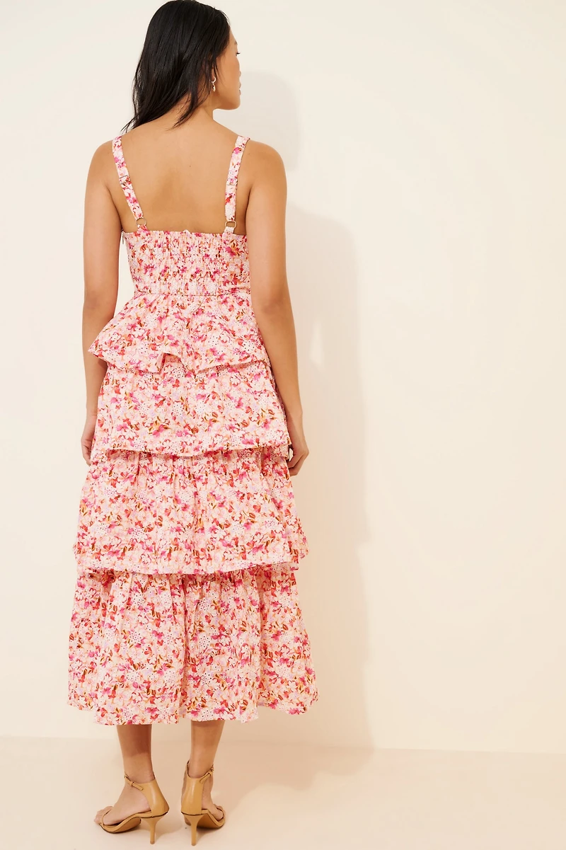 ASTR the Label Midsummer Eyelet Maxi Dress