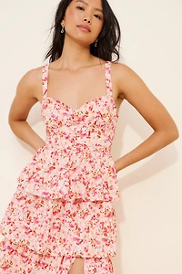 ASTR the Label Midsummer Eyelet Maxi Dress