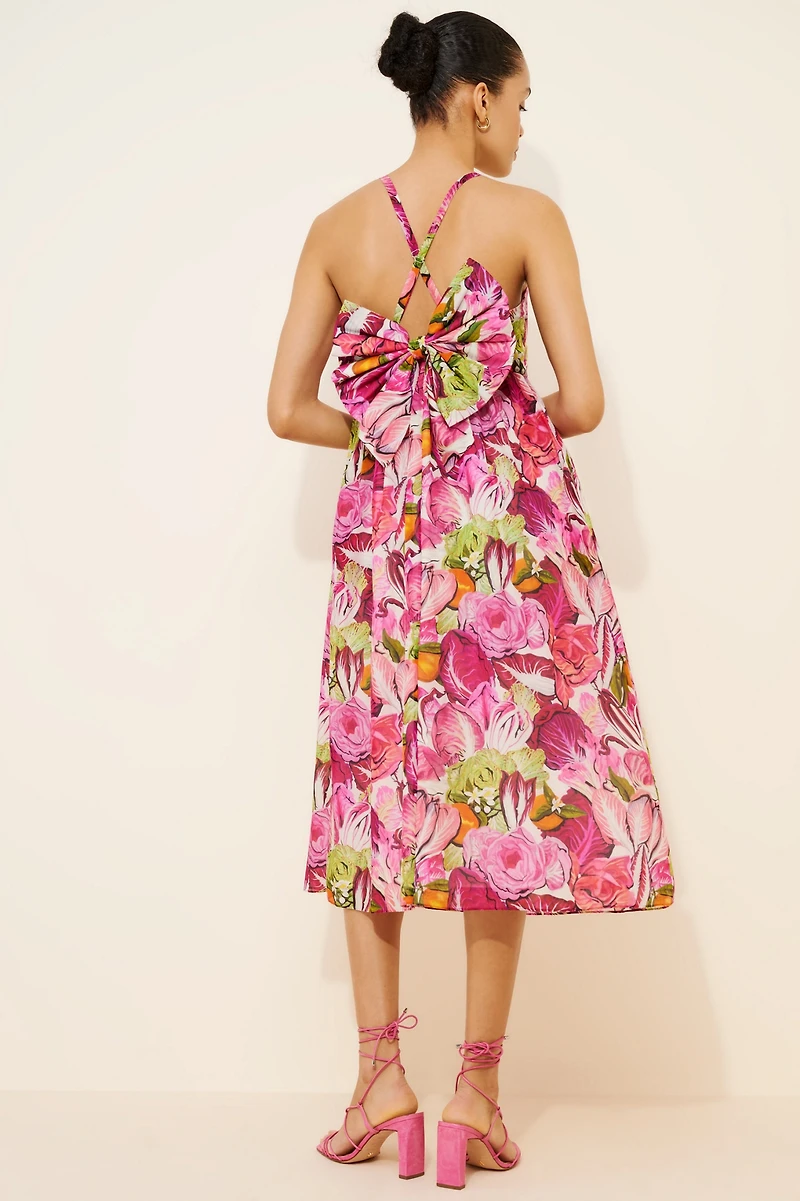 Rachel Antonoff Rebecca Silk Blend Midi Dress