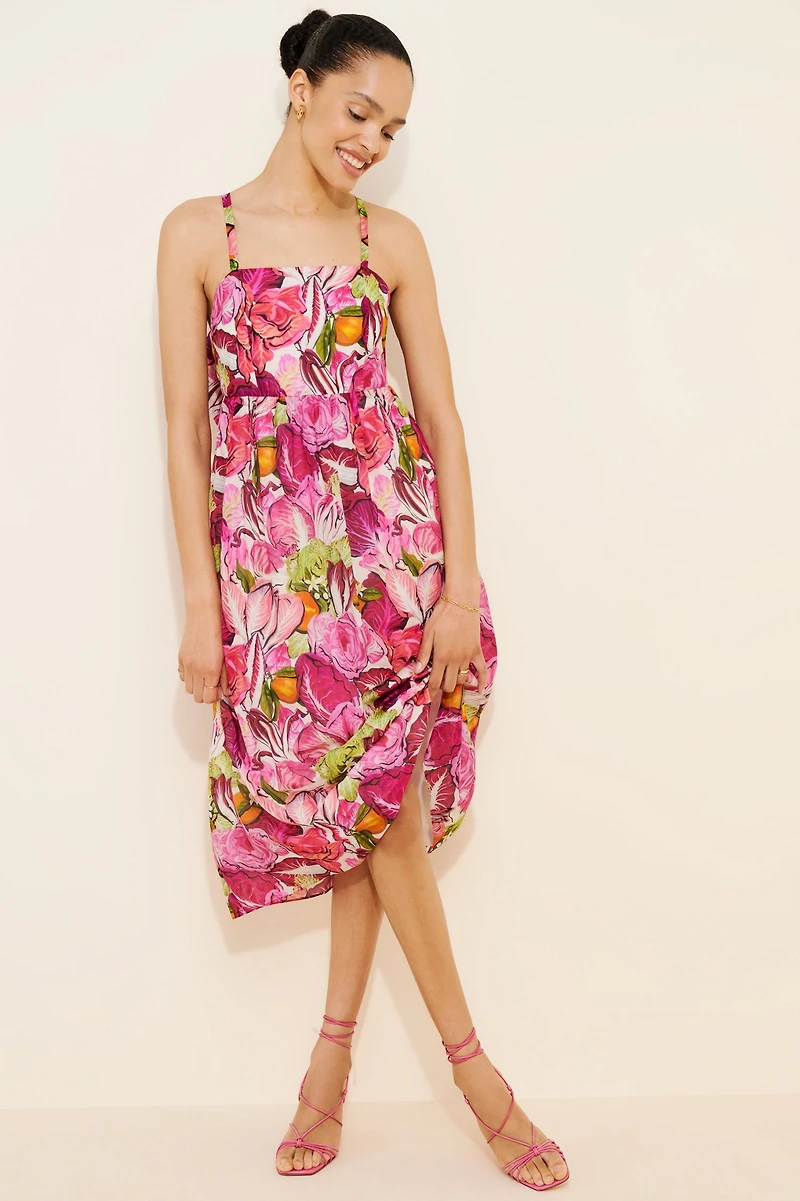 Rachel Antonoff Rebecca Silk Blend Midi Dress