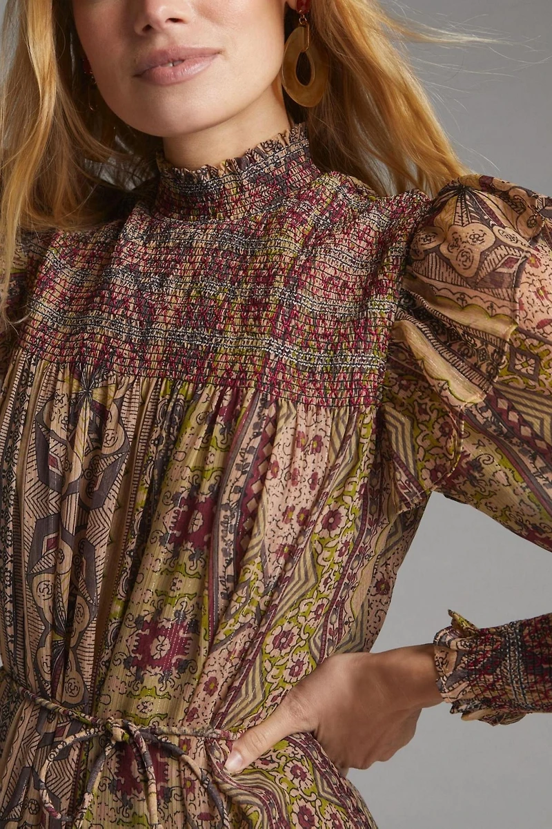 Llani Smocked Maxi Dress