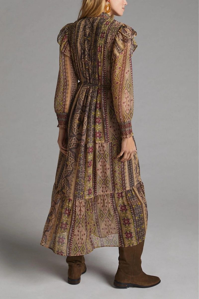 Llani Smocked Maxi Dress