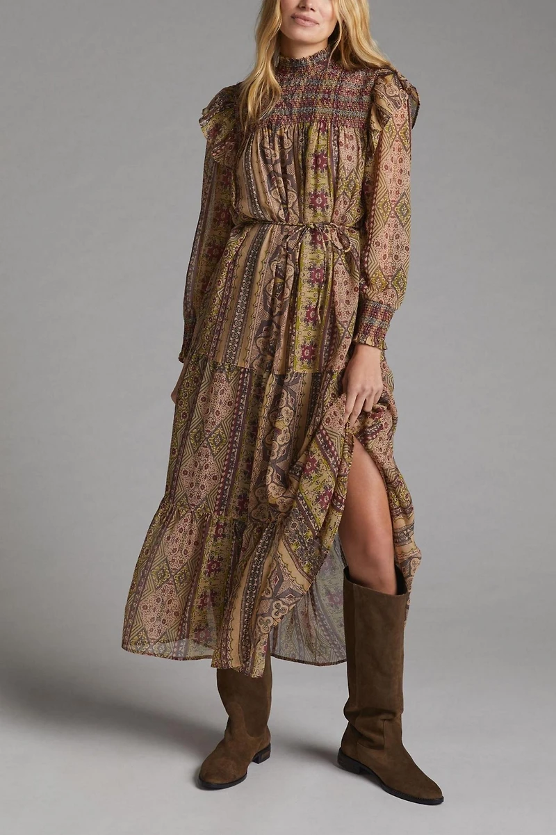 Llani Smocked Maxi Dress