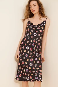 Maeve Slip Cowl Neck Midi Dress