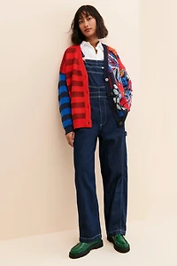 FARM Rio Forest Striped Cardigan