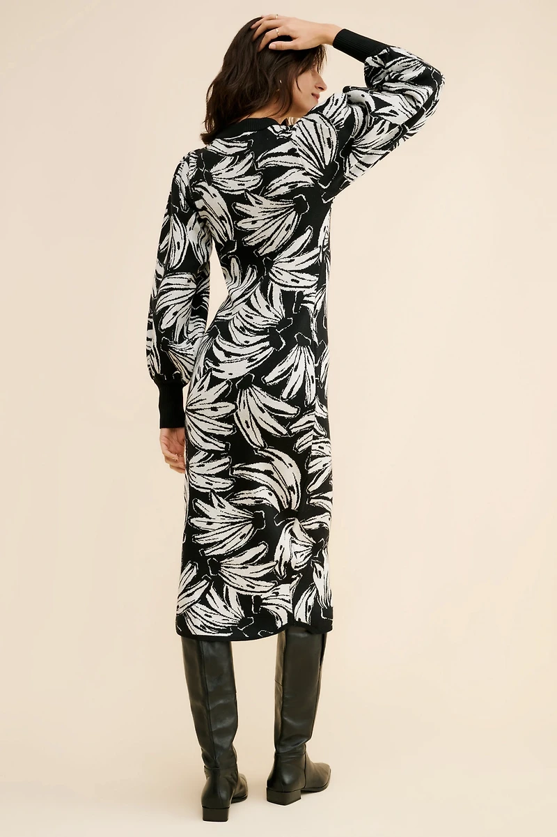 FARM Rio Bossa Banana Knit Dress