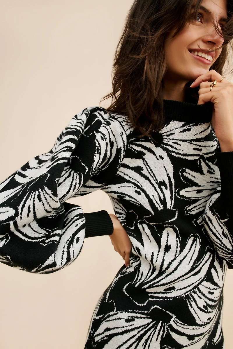 FARM Rio Bossa Banana Knit Dress
