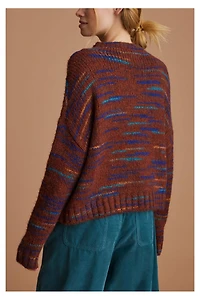 Space-Dyed Mock Neck Sweater