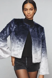 Maeve Faux-Fur Ombre Coat