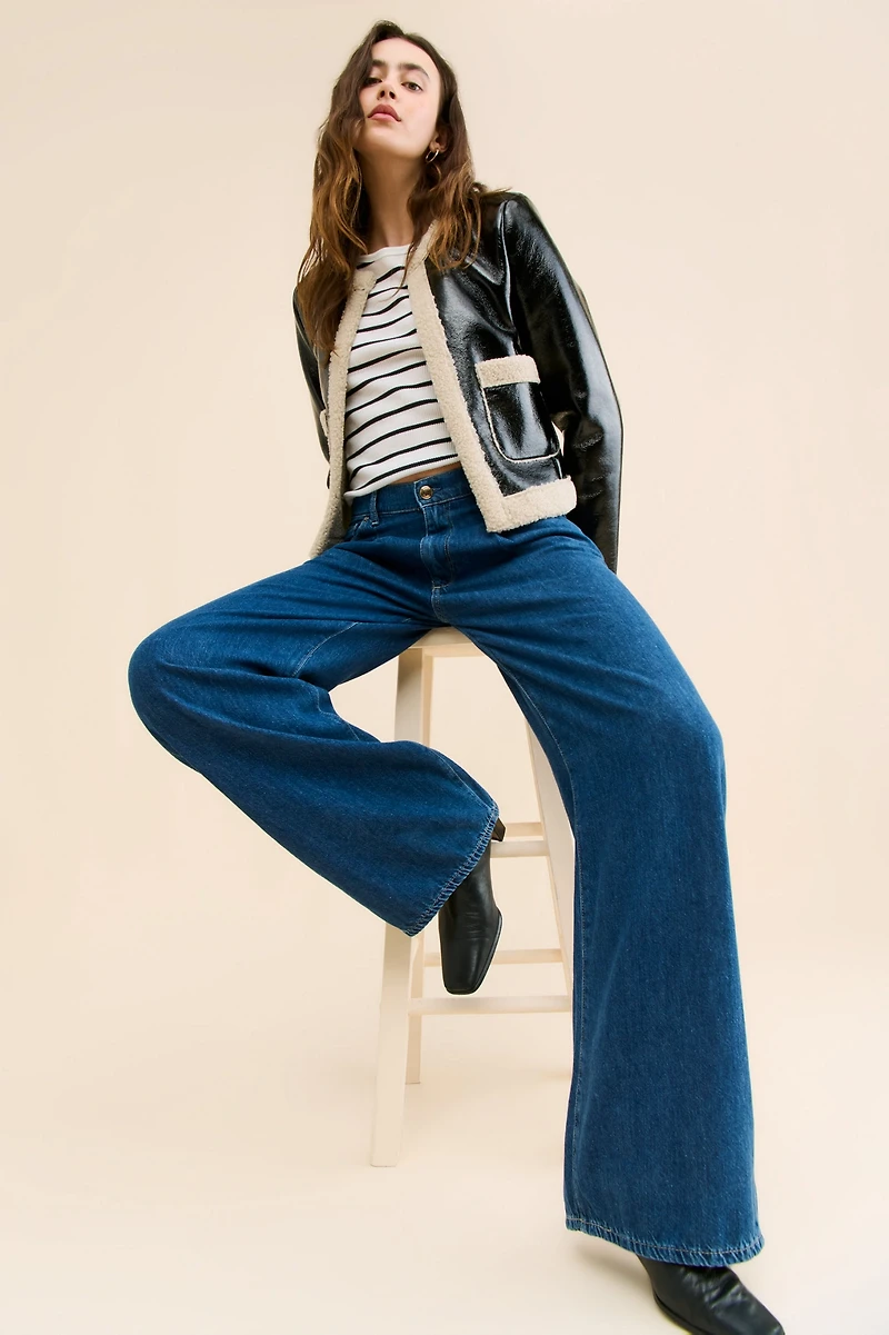 DL1961 Isabel Wide Leg Jeans