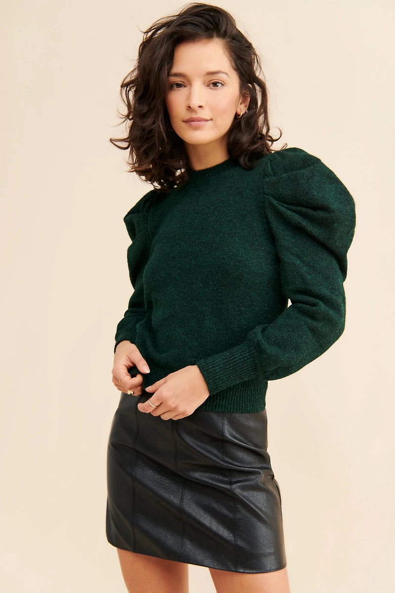 ASTR the Label Nicola Puff Sleeve Sweater