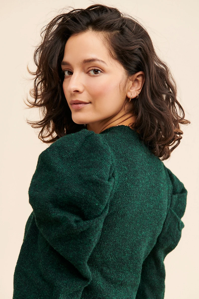 ASTR the Label Nicola Puff Sleeve Sweater