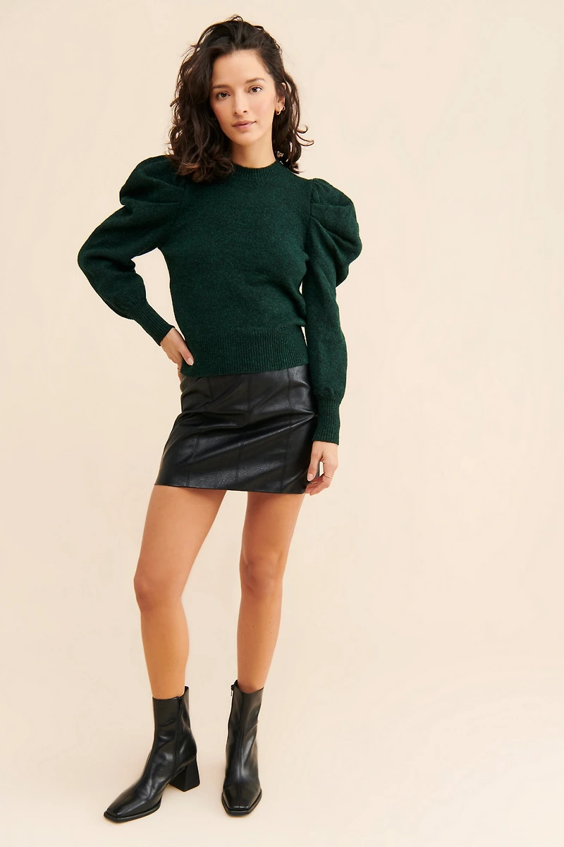 ASTR the Label Nicola Puff Sleeve Sweater