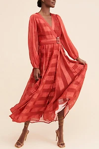 Let Me Be Pleated Maxi Dress
