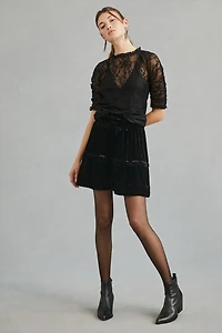 Somerset Velvet Mini Skirt