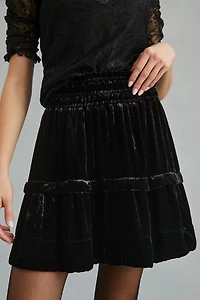 Somerset Velvet Mini Skirt