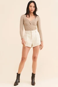 ASTR the Label Twist Front Sweater