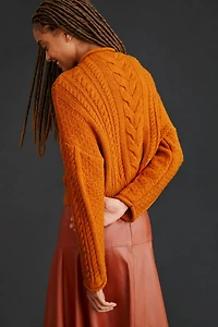 Mock Neck Knit Sweater