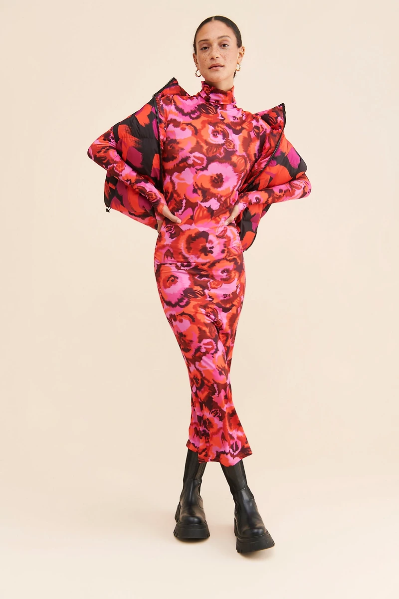 Essentiel Antwerp Calahorra Printed Jersey Dress