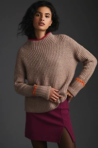 Maeve Mock Neck Sweater