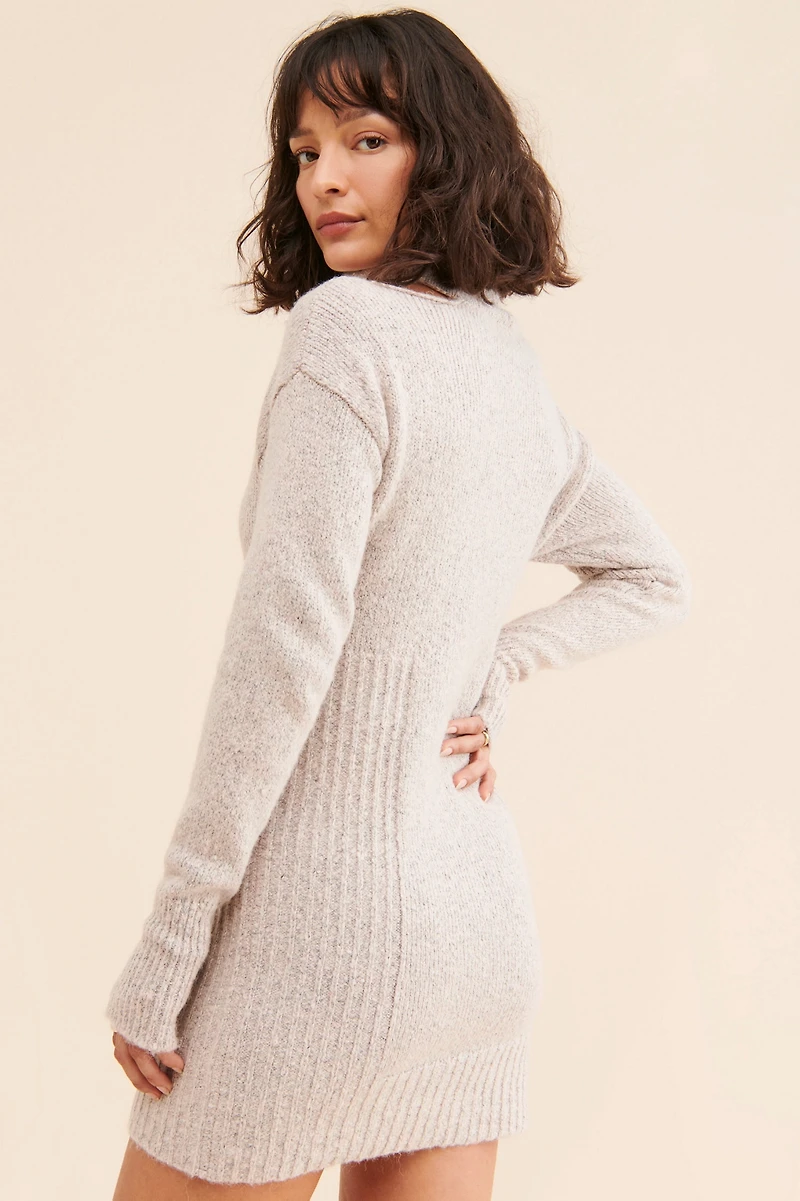 525 Cutout Sweater Dress