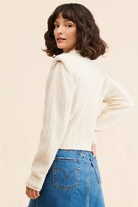 ASTR the Label Carlota Mock Neck Sweater