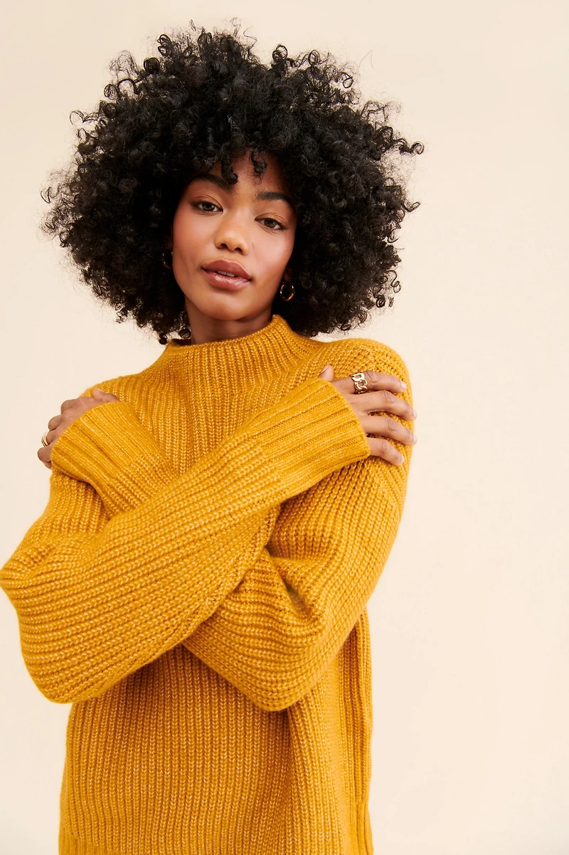 Varley Skyla Funnel Neck Sweater