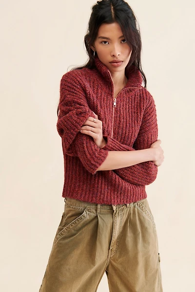 525 Jackie Half Zip Sweater