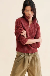 525 Jackie Half Zip Sweater