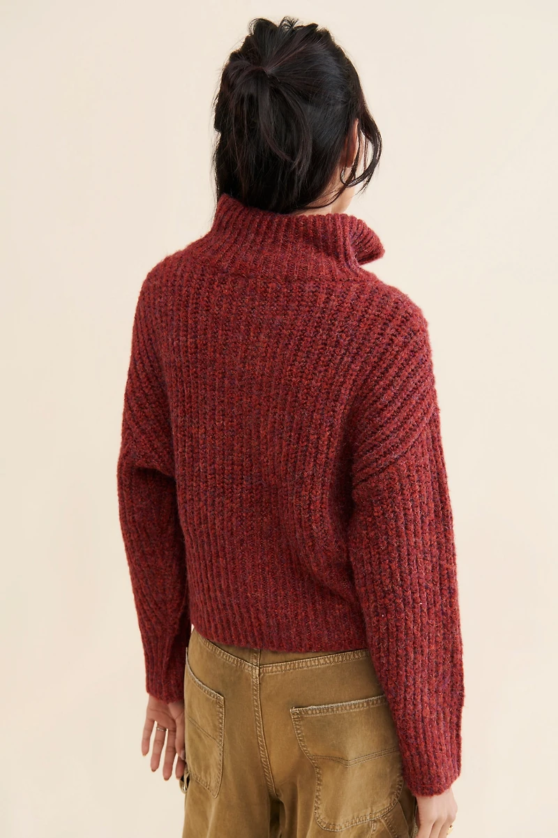 525 Jackie Half Zip Sweater
