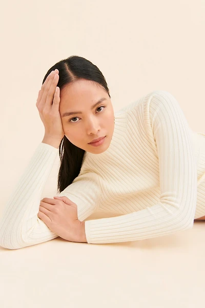 Sage The Label Bakery Ribbed Knit Sweater