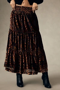 The Somerset Maxi Skirt: Nina Pace Velvet Edition