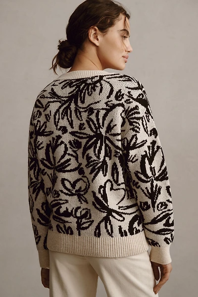 Floral Pop Embroidered Sweater