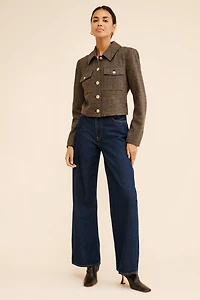 Avec Les Filles Herringbone Lady Jacket