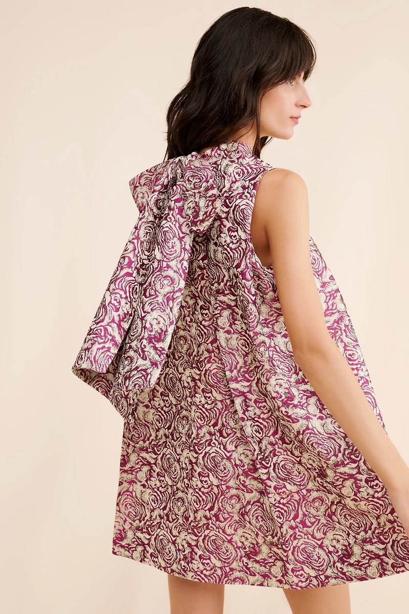 Sunday Brooklyn Brocade Mini Shift Dress