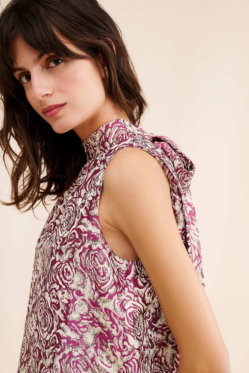 Sunday Brooklyn Brocade Mini Shift Dress