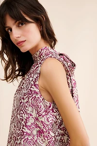 Sunday Brooklyn Brocade Mini Shift Dress